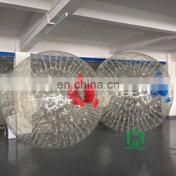 HI 2m 0.8mm PVC giant inflatable outdoor clear plastic zorb ball