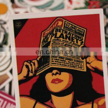 Colorful Waterproof Draw-bar Box Graffiti Sticker/cartoon Luggage Label/scooter Adhesive Sticker photo-4