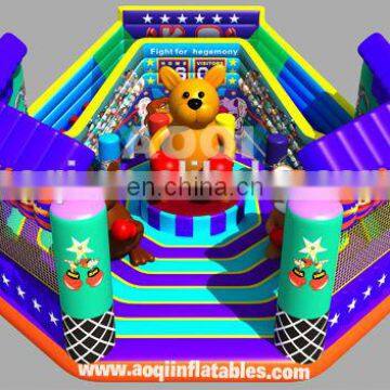 2015 new design boxing challenge inflatable fun city