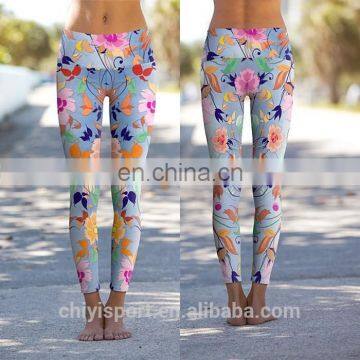 oem digital print tight yoga pants leggings womans fashion leggings bulk sport leggings