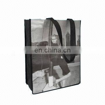 Promotional Custom Cheap Black Printing Tote Non Woven Bag photo-6