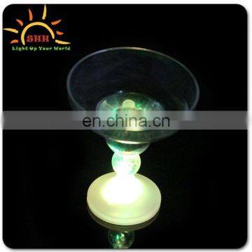 LED LIGHT UP MARGARITA GLASS WITH LONG SPIRAL