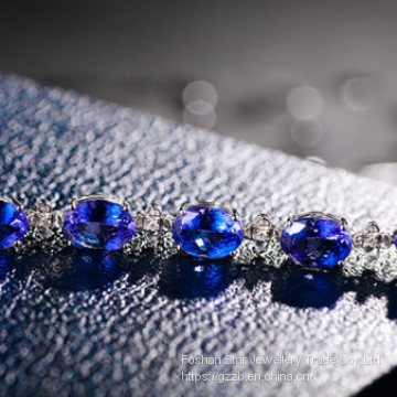 925 Sterling Silver Fashion Jewelry Gemstone Brass Bracelet Jewelry photo-2