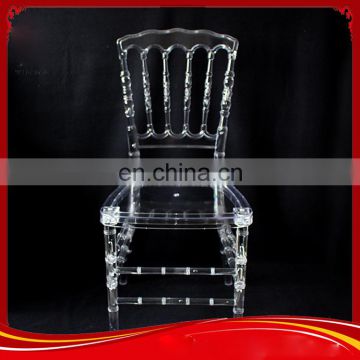 High quality acrylic paslic custom design napoleon phoenix crystal bamboo chair