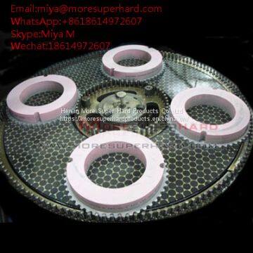 Vitrified Bond Double Disc Grinding Wheel for Hydraulic Pneumatic Components Miya@moresuperhard.com photo-2