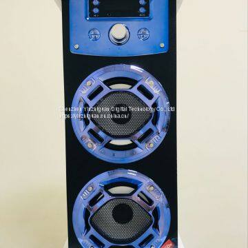 Portable Bluetooth Speaker Wireless Usb tf Aux fm Multifunctial Music Box Microphone Karaoke Speaker photo-2