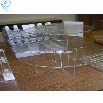 To Win-New style clear acrylic tray acrylic serving tray acrylic tray with insert