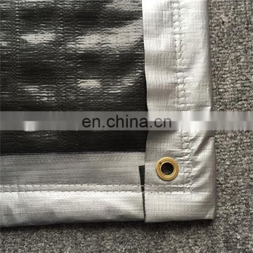 Silver green fluorescent pvc mesh tarps