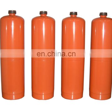 Steel mini gas cylinder with stove