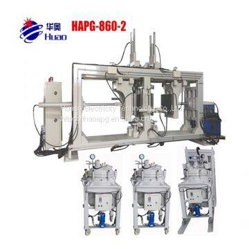 Epoxy resin embedded pole spout box APG mold making machine