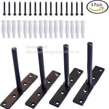 Solid Steel Floating Shelf Brackets Rustproof Blind Shelf Supports Invisible Shelf Bracket With Screws photo-4