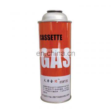 Aerosol Tinplate Can Metal Can for Butane Gas empty butane gas can made in china