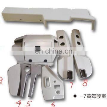 Excavator Cabin Parts R210LC R240LC Yellow Cabin Cover Board Installation Slot Cabin Door