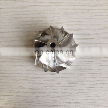 GT15-25 433256-0003 37.91/49.00mm 6+6 blades high performance turbo billet/milling/aluminum 2618 compressor wheel for 466501/471