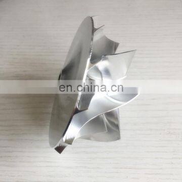 RHG6 65,00/82,05 мм 6+6 лопастей высокопроизводительный турбо-алюминиевый 2618/фрезерованный/ брусок компрессорного колеса для обновления Chevy 6,6 л photo-3