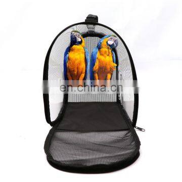 Bird Travel Takeaway Travel Cage PVC Transparent Breathable Bird Cage Parrot Handbag photo-4