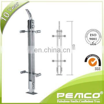 Mall/Company Use variety design stainless steel stair railing post