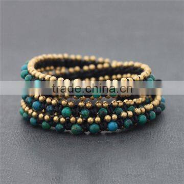 2016 fancy wrap bracelets beaded multi layer XE09-0332