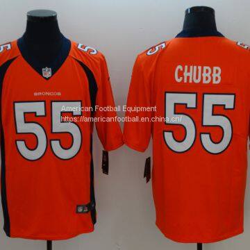 Denver Broncos #55 Chubb Orange Jersey