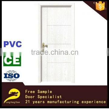 exterior carving plain white bedroom pvc door prices for sale