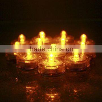 Wholesale LED Subenersible Waterproof Candle Tea lights-Yellow SNL068