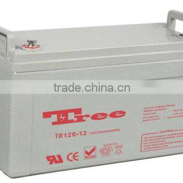 3 years warranty 120ah 12v ups rechargeable battery for generator