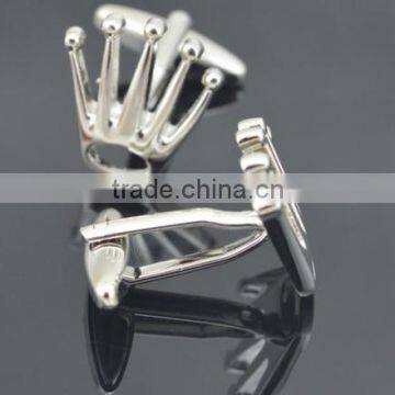 Cufflinks 1Pair Silver Design Fashion Shirt Men Party Wedding Men Gift Crown photo-4