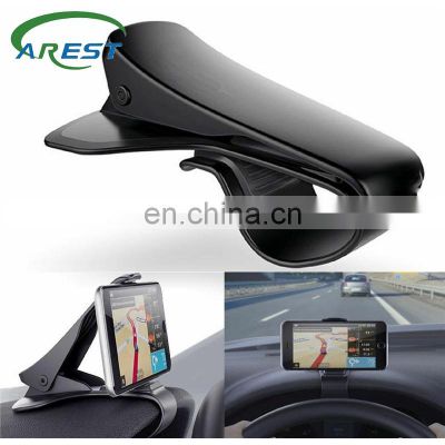 ABS Dashboard Car Phone Holder Mobile Phone Stand Holder Grip 94MM/3.7 INCH Black