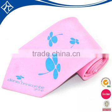 Latest Promotional Sublimation Floral Designer Silk Necktie