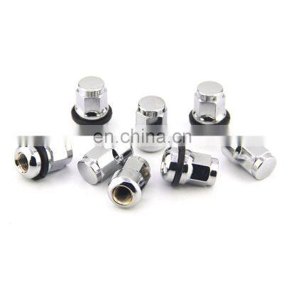 Wheelsky Popular Custom Bulge Acorn Chrome Plated Steel M14X1.5 Conical Seat Car Wheel Lug Nuts