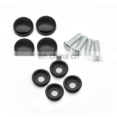 Car License Plate Nuts Nylon License Plate Nut Fastener Plastic Screw Nylon Nuts Buckle Nut Anti-Theft Bolt