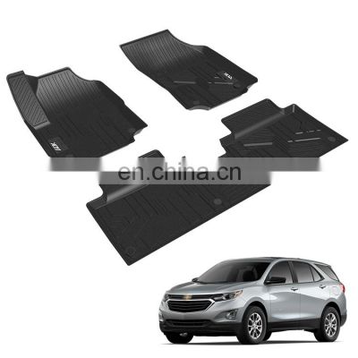 Heavy Duty Odorless Material Rubber Tpe Car Floor Mats For Chevrolet Equinox 2019 2020