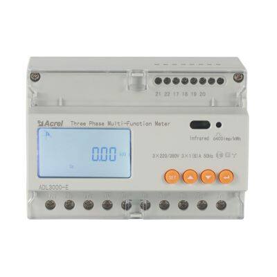 Acrel ADL3000-E Multi Tarrif Three Phase Energy Meter Electric Charging Meter Car 2 Channel RS485 Communication photo-4
