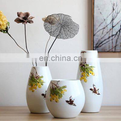 Large Price Chinese Ceramic Types Of Flower Vases Pots