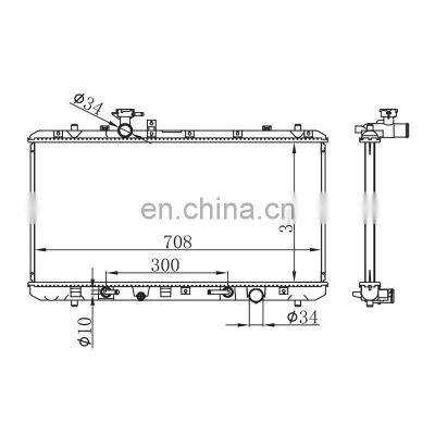 Radiator Manufacturers Hot Sale 17700-80J10 Cooling System Car Radiator Auto Radiator For SUZUKI photo-2