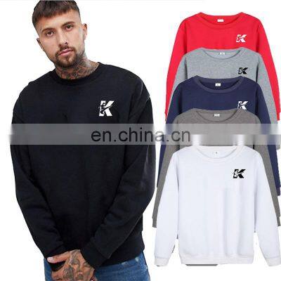 Wholesale customization Spring and autumn men's sweater Loose round neck casual comfortable long-sleeved plus size