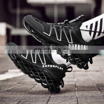 Factory Outlet 2021 Christmas Red Sports Blade Fashion Customize Men's All-match Casual Shoes Running Shoes photo-4