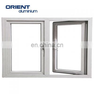 China customized double glazed powder coating aluminium narrow frame casement house windows