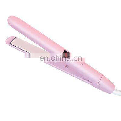 Satisfaction Guaranteed Custom Logo 2 in 1 Electric Pink Ceramic Best Hair Straightener photo-2