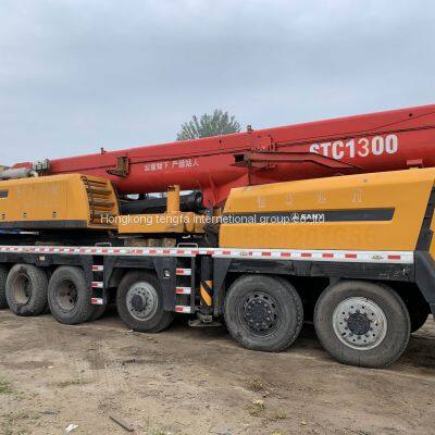 Used SANY STC1300C 130 Ton Truck hydraulic mobile Crane