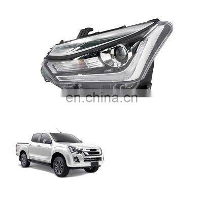 GELING Factory Trustable CCC DOT Clear LENS LED Lamp Projector Headlight For Isuzu Dmax 2019