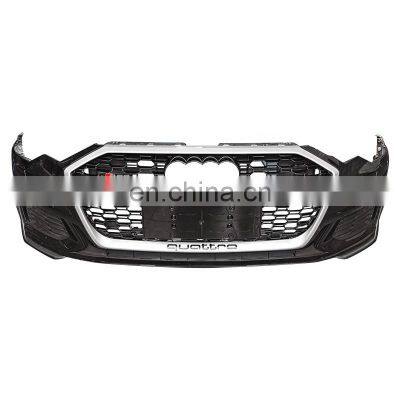 RS6 Front Bumper for Audi A6 S6 C7 With Center Honeycomb Mesh High Quality Bumper Grill 2012-2015 photo-5