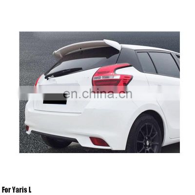 ABS Primer Painted Back LipSpoiler For Yaris L 2014-2019  Rear spoiler