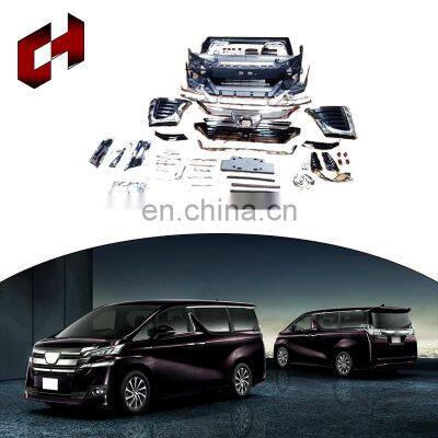 CH Amazon Hot Selling Pp Plastic Engineer Hood Front Lip Support Tuning Body Kit For Toyota Vellfire 2015-2018 to 2019-2020