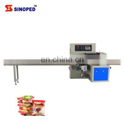 High Speed Flow Pack Small Cotton/Soft/Hard Lollipop Pillow Small Wrapping Packaging Machinery Candy Horizontal Packing Machine photo-2