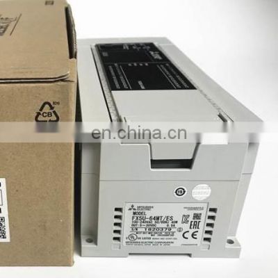 Best price Mitsubishi AC100-240V output 8 plc FX5U-64MT/ESS