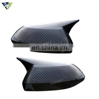 Exterior Accessories Customized Look Carbon Fiber Side Wing Mirror Cover for Corolla 2019+ car mirror cover