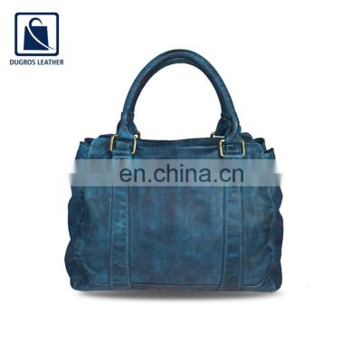 High Quality Trendy Genuine Leather Lady Hand Bag