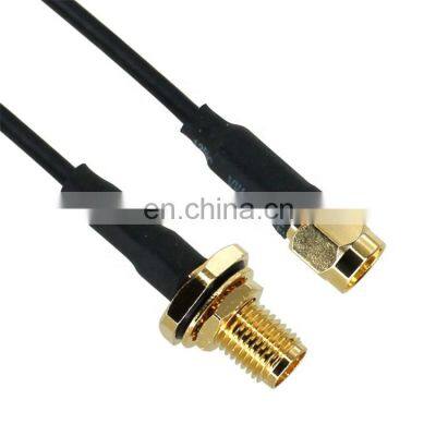 Low Noise Male to Female SMA Connector with RG174 Cable