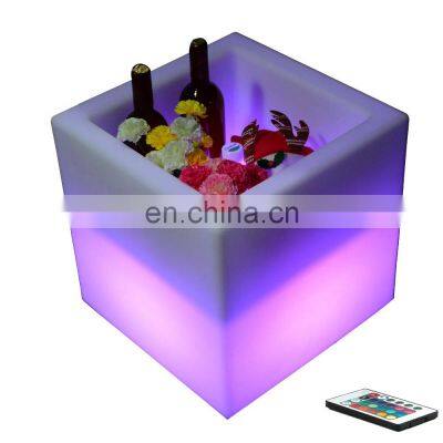 KTV Bar party  Led luxury flashing wine vodka whiskey champagne buckets acrylic plastic ice bucket